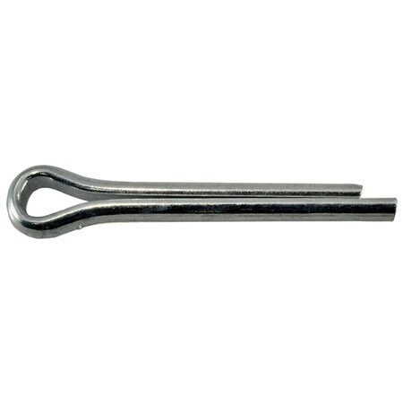 Midwest Fastener Extended Prong Cotter Pin, 3/8 in Dia, 2-1/2 in L, Steel, 4 PK 930324